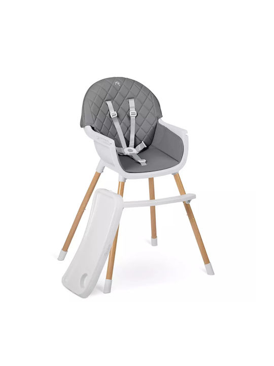 Nukido Lilo 3 in 1 Grauer Baby Hochstuhl