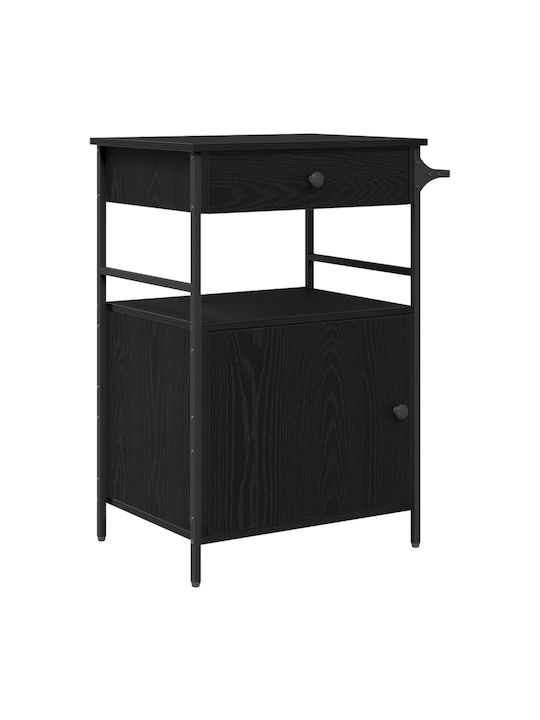 Επιδαπέδιο Ντουλάπι Μαύρης Δρυός 56x43x89.5εκ.