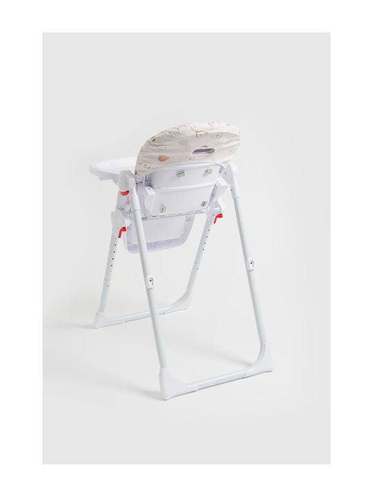 Mothercare Lovable Bear Αναδιπλούμενο Καρεκλάκι Φαγητού με Ρυθμιζόμενο Ύψος Πολύχρωμο