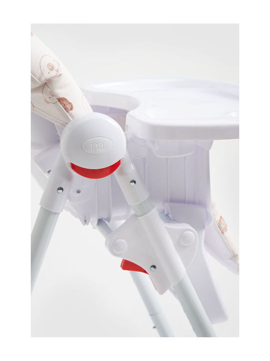 Mothercare Lovable Bear Αναδιπλούμενο Καρεκλάκι Φαγητού με Ρυθμιζόμενο Ύψος Πολύχρωμο