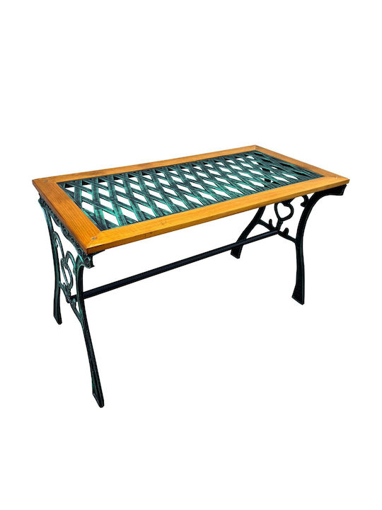 Masa cu schelet din fontă Negru 99x47x57buc