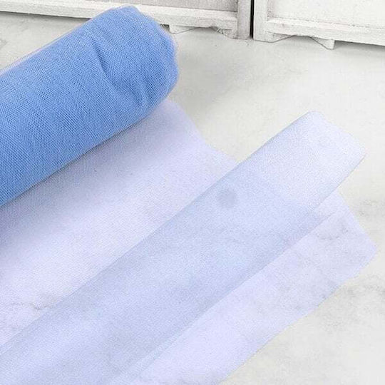 Roll Tulle 90cm x 20m Light Blue