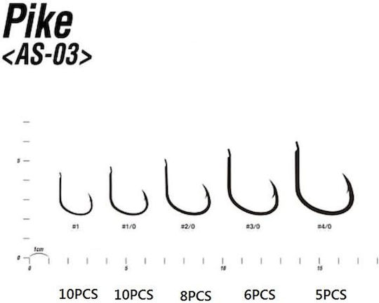 Decoy Αγκίστρια Pike As-03 #1