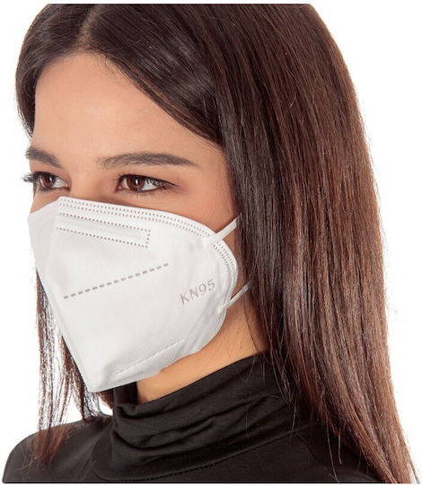 White 3D Non-Reusable Kn95 FFP2 5-Layer Protective Face Mask GB2626-2006 100 Pieces