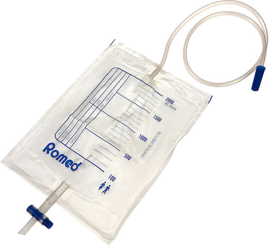 Romed Oυροσυλλέκτης 2000ml Βαλβίδα Κάνουλα Αποστειρωμένος Ub2lsttv 1 Τμχ