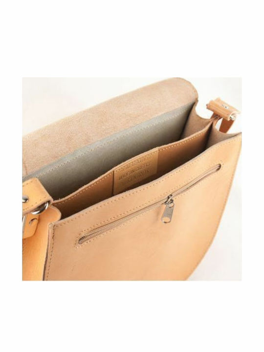 Bohemia By Kouros Leather Shoulder Bag Women's Leather A Quality 12 7 Natural