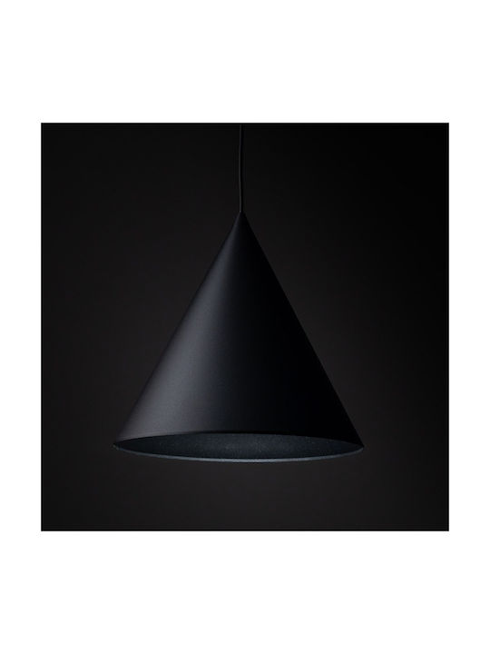 TK Lighting Pendant Light Black with Socket E27 32x165cm