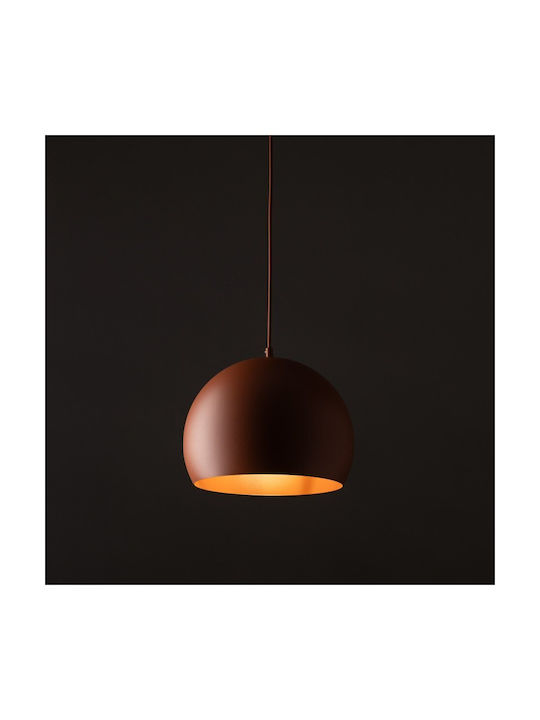 TK Lighting Висящо Осветително Тяло Червен с Цокъл E27 27x160см.