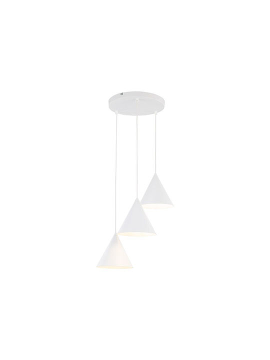 TK Lighting Lustră Alb 42cm.