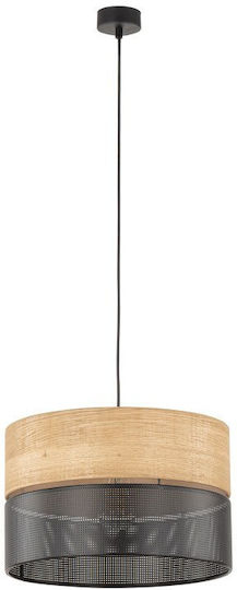 TK Lighting Pendant Light Beige with Socket E27 38x170cm