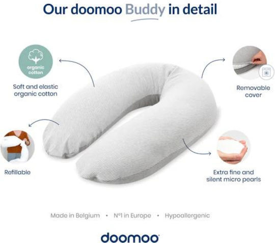 Doomoo Pregnancy & Breastfeeding Pillow Green
