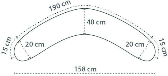Theraline Μαξιλάρι Εγκυμοσύνης & Θηλασμού Μπεζ