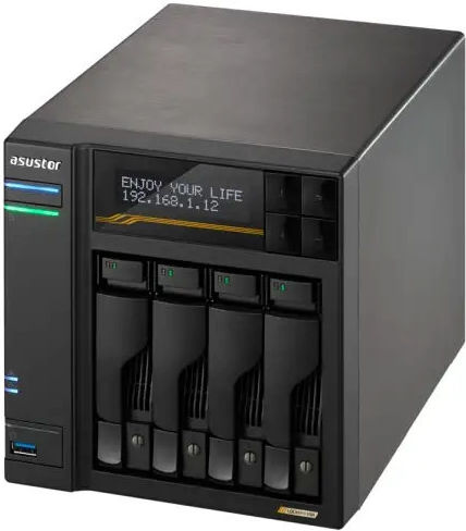 Asus AS6804TAS6804T NAS Tower με 4 θέσεις για M.2/SSD και 4 θύρες Ethernet