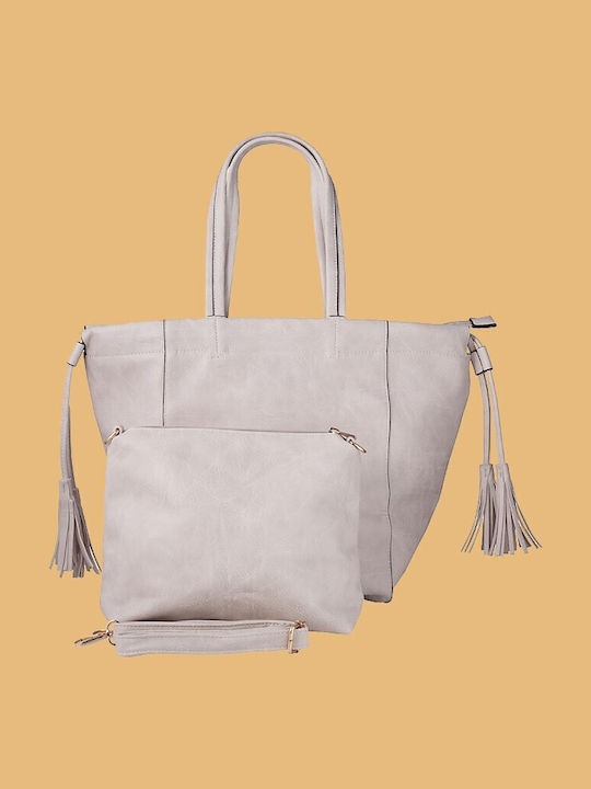 Shoulder Bag Set Necessaire 19326 Beige