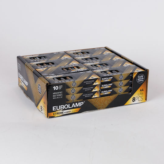 Eurolamp Extreme Alkaline Batteries AA 1.5V 8pcs