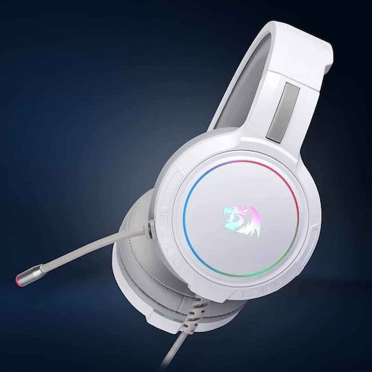 Redragon H270 Mento Over Ear Gaming Headset with Connection 3.5mm / USB White