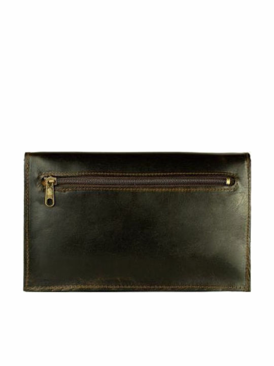 Kouros Leather Handbag Men's Brown 819