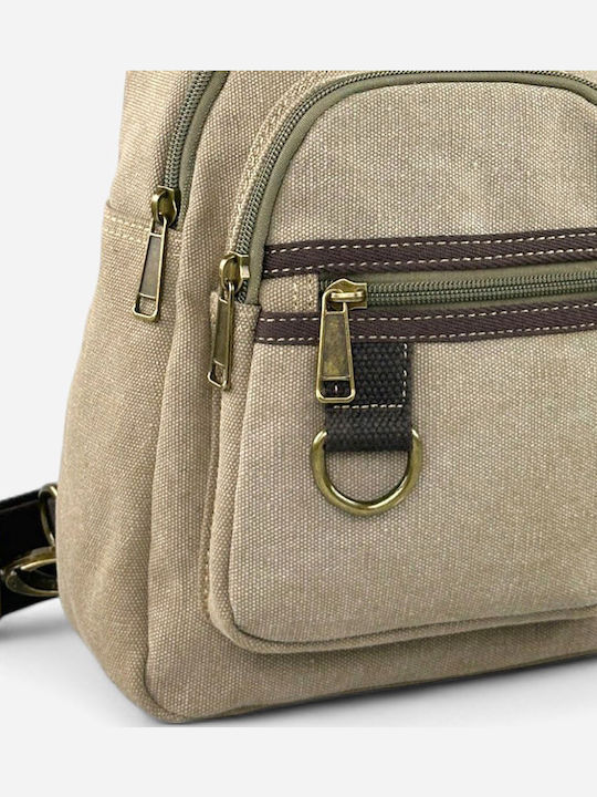 Rcm Chest Bag Canvas Fabric 210056-057 Beige