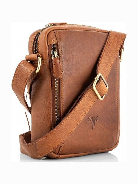 Geantă Crossbody Din Piele Kion 7617 Coniac