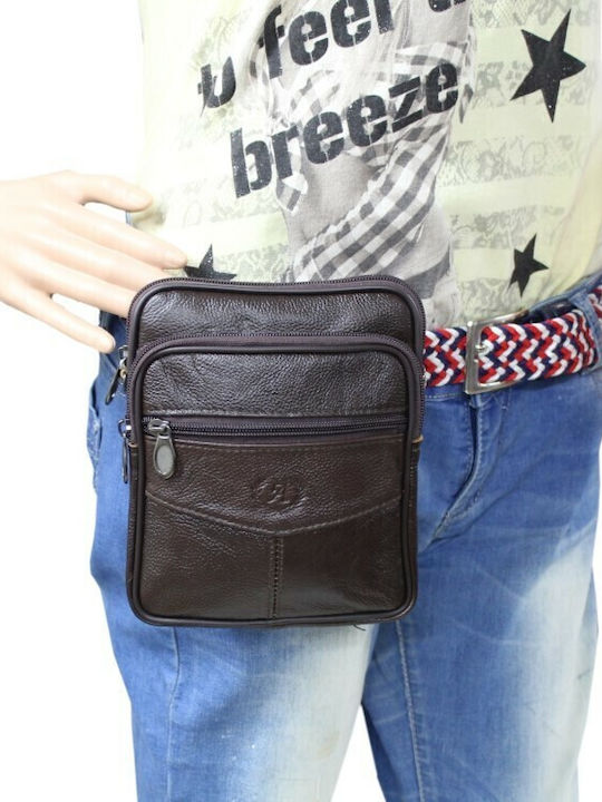 Herren Tasche Annie Leder Echtes Leder Schwarz Tsa.101.03.02.059 306 Sm