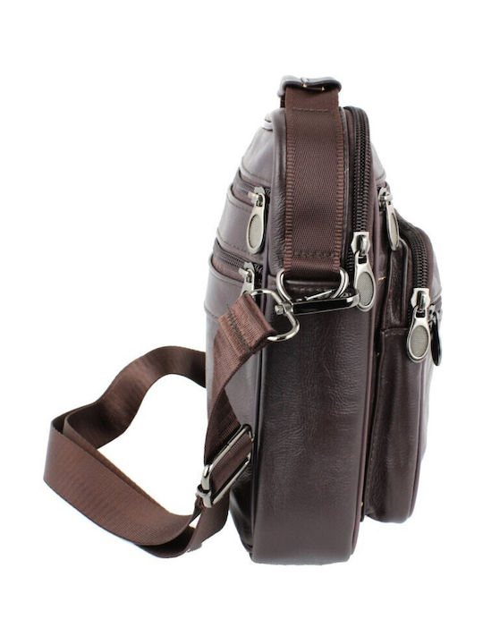 Herren Tasche Krempbar & Handgehalten Leder Braun Tsa.103.02.005 Annie307