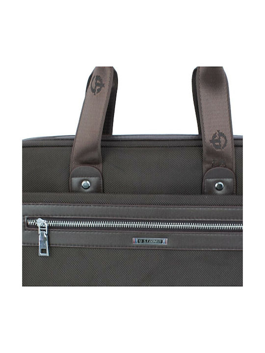 Professional Handbag – Shoulder 39*9*32 Annie Leather Gongzi Dark Brown
