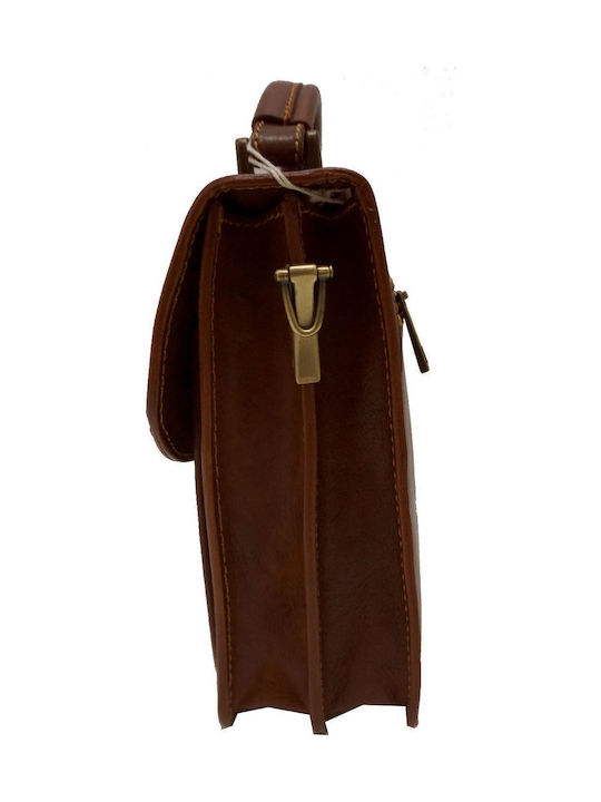 Men's Leather Bag Mybag 103 Brown Tabac Brown