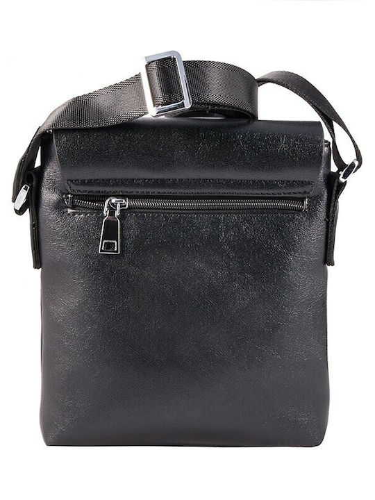Geantă Bărbătească Neagră de Umăr Tip Crossbody 17061-01 V-store