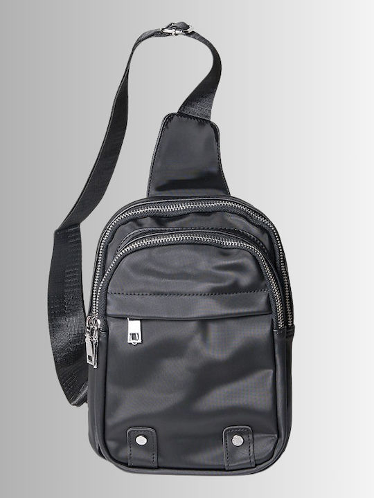 Schwarze Crossbody-Tasche 017.0003