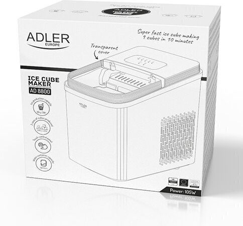 Adler Ice Machine with Daily Production 12kg AD 8800