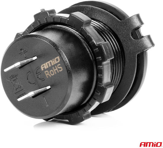 AMiO Car Cigarette Lighter Adapter 12V - 24V