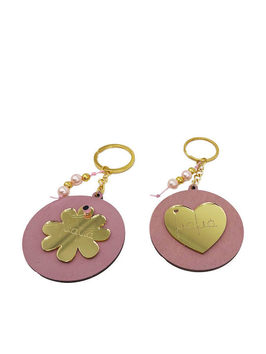 Handmade Keychain Charm For Mom Heart
