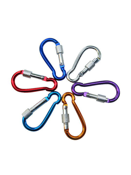 Μπρελοκ Carabiner 7,2cm Ασφαλεια Κοκκινο