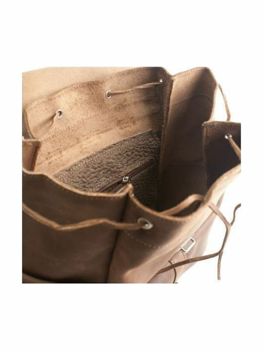 Kouros Herren Leder Rucksack-405 Nubuk