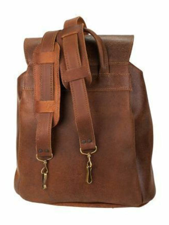 Kouros Leder Rucksack Leder Krouta-403-Braune