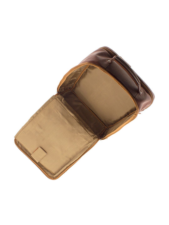 Rucsac Profesional Din Piele Rcm H43 Tabac maro