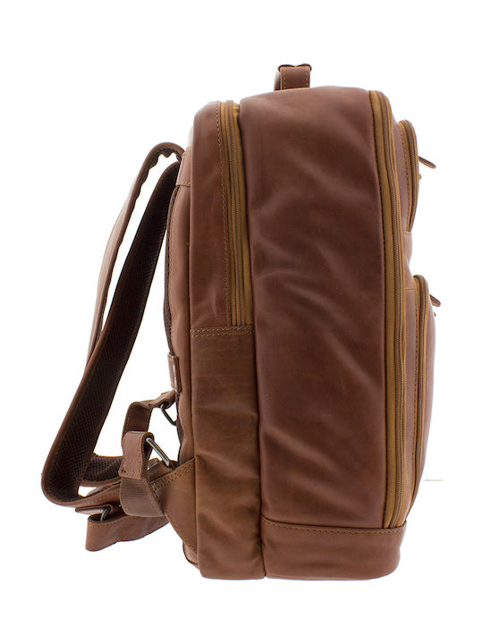 Rucsac Profesional Din Piele Rcm H43 Tabac maro