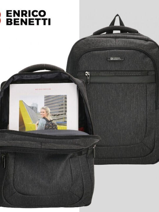 Professioneller Rucksack 30*41*13,5 Enrico Benetti Dunkelbraun Tsa.101.02.03.032 62096