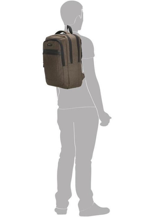 Professioneller Rucksack 30*41*13,5 Enrico Benetti Dunkelbraun Tsa.101.02.03.032 62096