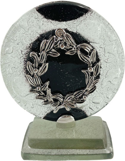 Marhome Tabletop Lucky Charm Pomegranate Silver made of Glass 12cm 1pcs Marhome Tabletop Lucky Charm Pomegranate Silver made of Glass 12cm 1pcs