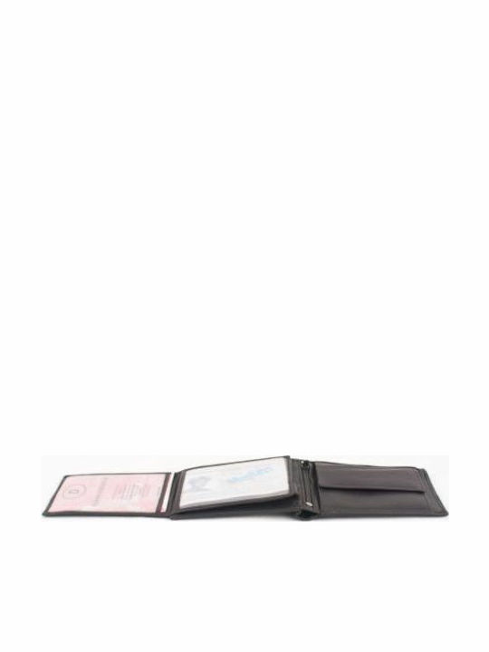 Kouros Leder Herrenbrieftasche Groß-4601 Braune