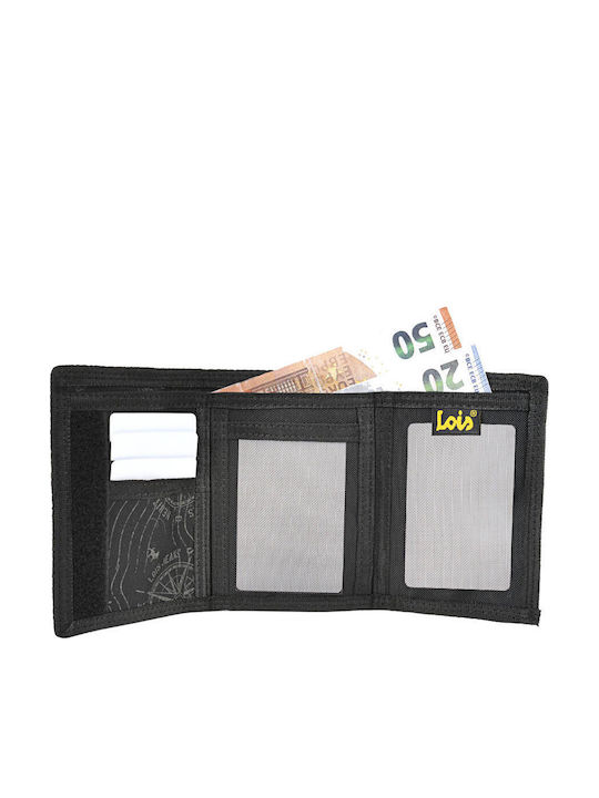Πορτοφόλι Ανδρικό Lois Μαύρο 314701-01