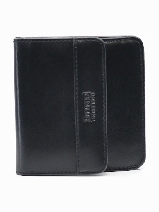 Leather 100 Δερματινο Πορτοφολι Κωδικος 05-wallet-t-555-1 Black