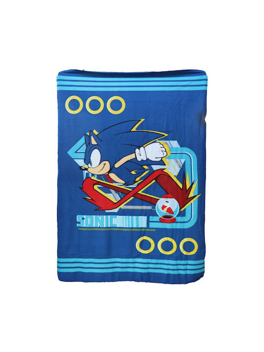Sega Одеяло Sonic The Hedgehog Fleece Blanket Син 100x140cm
