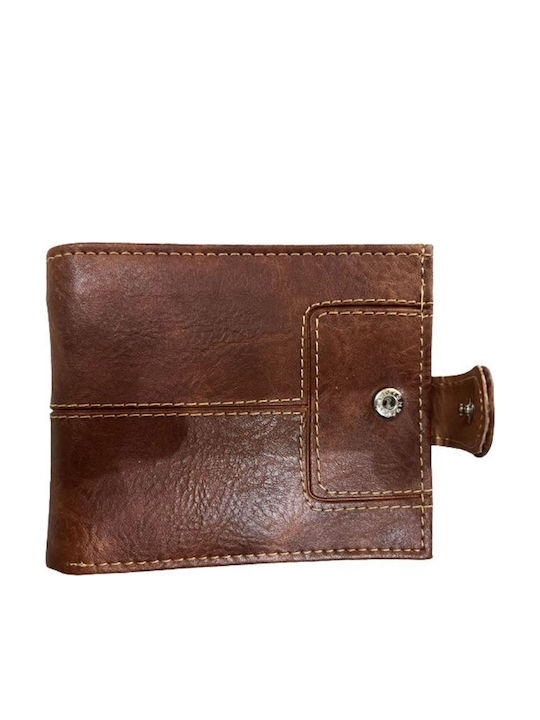 Herrenbrieftasche Gts Moda Italia Braune Identitätsfach