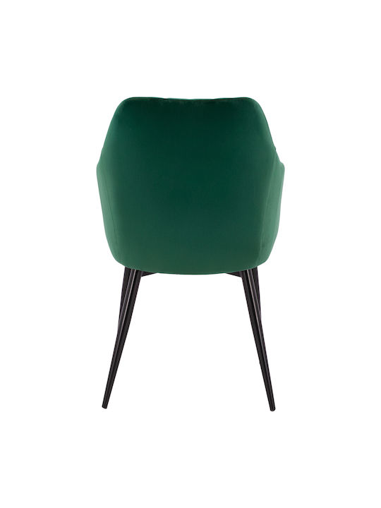 Charles Dining Room Velvet Armchair Cypress 57x63x83cm 2pcs