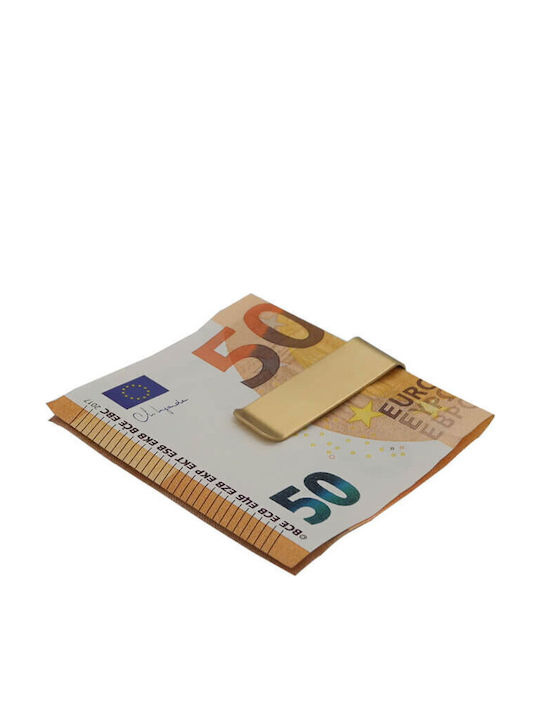 Money Clip Κλιπ Χρημάτων Χρυσό 5x1,5cm