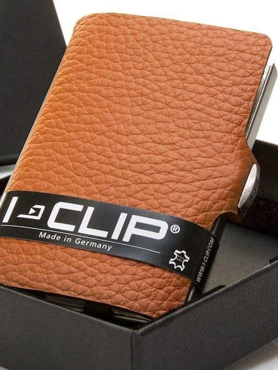 I-clip Pilot Nutshell Herrenbrieftasche Tabac Braun
