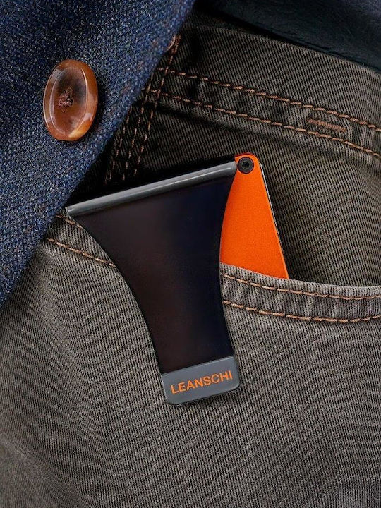 Leanschi Tech-wallet V2 Credit-cards Holder All Black Aluminium