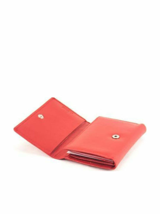 Kouros Естествена Кожа Портфейл 11red Червен